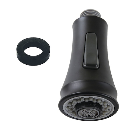 Kingston Brass 2Function PullDown Kitchen Faucet Sprayer Head, Matte Black KDH8810